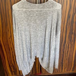 Free people open back sweater